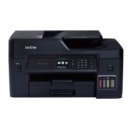 Máy in phun màu đa chức năng Brother MFC-T4500DW In A3 màu/Fax/ Photo/ Scan/đảo mặt/ LAN/Wifi In ảnh trực tiếp từ USB, 22/20 ipm, 1200x4800 dpi, khay giấy 250 tờ ; 128 MB; mực D60BK/BT5000CMY