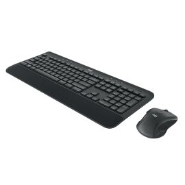 Bộ bàn phím chuột không dây Logitech MK545 - 2.4GHz, Màu đen, Full size, Nhiều phím chức năng; Có kê tay;Chuột 7 nút; Unifying; Pin AA