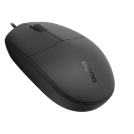 Chuột vi tính có dây Rapoo N100 - USB, 1600DPI, 3 nút, Màu đen