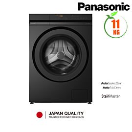 Máy giặt Panasonic cửa trước 11kg NA-22VDG1BVT (ActiveFoam, stainmaster, Blue AG+, cảm biến thông minh AI Smart Wash, ghi nhớ thông minh My Smart Memory, vệ sinh lồng giặt Tub Hygiene) màu đen, H x W x D (845 x 596 x 585)