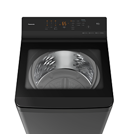 Máy giặt Panasonic 9kg cửa trên NA-FJ90X1DV (ActiveFoam, Stainmaster, xoáy nước Water Bazooka, động cơ TD Inverter với DMM, ghi nhớ MySmart Memory, vệ sinh lồng giặt Tub Hygiene, tự động làm sạch Auto Tub Clean, gỡ rối áo quần Tangle Care), màu xám đen H 