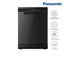 Máy rửa bát Panasonic NP-6X4MSEVN, 15 bộ, Thermo Flow Dry, BLDC Inverter, cảm ứng