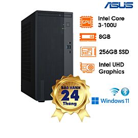 PC Asus P500MV - Gray, Core 3-100U, 8GD5 bus 5600 (SODIMM), 256GB, 180W, WIFI6+BT, Win11H, 2Y OnSite (P500MV-03100U001W)