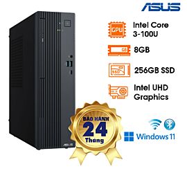 PC Asus P500SV - Gray, Core 3-100U, 8GD5 bus 5600 (SODIMM), 256GB, 180W, WIFI6+BT, Win11H, 2Y OnSite (P500SV-03100U001W)
