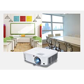 Máy chiếu ViewSonic PA503S-3: 4000 ANSI Lumen; SVGA; 28.000:1; 800x600; Loa 2W; 190W; 30"-300"; Zoom 1.1x; IN: 1xHDMI + 2x Computer in; 2Y (Bóng: 1Y hoặc 1000h) (PA503S-3)