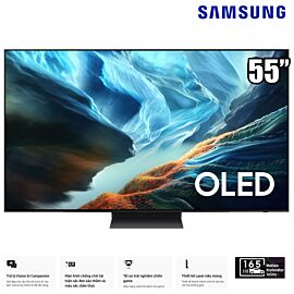TV Samsung 55-inch S90H - OLED 4K, AI NQ4 3.0, 165Hz, Glare Free với Real Black & Real Color, AI Sound Controller Pro, Dolby Atmos , AI Football Mode Pro, LaserSlim