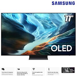 TV Samsung 77-inch S90H - OLED 4K, AI NQ4 3.0, 165Hz, Glare Free với Real Black & Real Color, AI Sound Controller Pro, Dolby Atmos , AI Football Mode Pro, LaserSlim