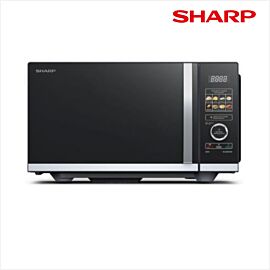 Lò vi sóng Sharp 23 lít R-2343FB-BK, 900W, 8 thực đơn tự động, nút nhấn điện tử kết hợp nút vặn, màu đen tiếng Việt