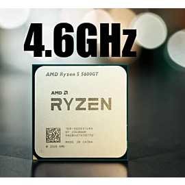 CPU AMD Ryzen 5 5600GT MPK: AM4; 3.6 GHz - 4.6 GHz; 6 nhân 12 luồng; 19MB Cache (3MB L2 + 16MB L3); 65W; DDR4 3200; Radeon Graphics 7; 3Y (MPK kèm FAN chính hãng)