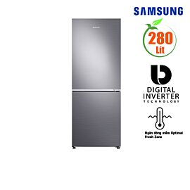 Tủ lạnh Samsung 280L RB27N4020S9/SV 2 cửa, ngăn đá dưới, ngăn đông mềm, màu bạc, CSPF: 1,83