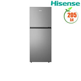 Tủ lạnh Hisense Inverter 205L RT201N3ES, Mặt thép xám, Inverter Pro tiết kiệm điện, AI Zone Active Hygiene khử mùi & diệt khuẩn, Multi Air Flow, Thiết kế tay nắm chìm, Khay kính chịu lực, Khay linh hoạt; Đèn LED; Hộp đá xoay, Tiết kiệm điện 303 kWh/năm, N