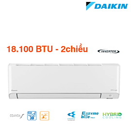Điều hòa Daikin RXM50XVMV- Inverter 2 chiều,18100 Btu;Streamer,luồng gió 3D,Coanda,53kg,Độ ồn 45/49 Gas R32 (cục nóng)