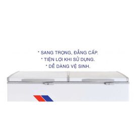 Tủ đông mát Sanaky 270L inverter VH-3699W3(2 ngăn:1 đông 1 mát,2 cánh,Dàn đồng,R600a,1215*620*845)