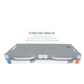 Tủ đông Sanaky 270L inverter VH-3699A4K(Kính cường lực,1 ngăn đông,2 cánh,Dàn đồng, R600a)