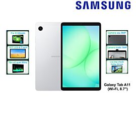 (MTB) Samsung Galaxy Tab A11 Wi-Fi Silver 8.7-inch 90Hz; 4GB/64GB; 5100mAh; 1Y (SM-X133NZAAXEV)
