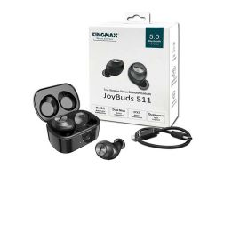 True Wireless Steareo Earphone Kingmax JoyBuds 511 - BT 5.0; 50mAh; Charge case 480mAh type-C; IPX7