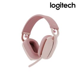 Tai nghe trùm đầu Logitech Zone Vibe 100 - màu hồng, Bluetooth 5.2, 100~8kHz