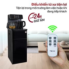 Cây nước nóng lạnh bàn trà, bình âm Fujihome TB815, 1420W, Nóng 1350W - Lạnh 70W, Có điều khiển từ xa