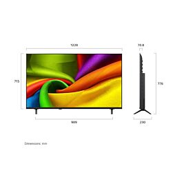 TV LG 55-inch 4K 55NU855BPSA- webOS 26, 60Hz, Voice Seach; Bộ xử lý α7 AI Processor 4K Gen9 ; Loa 20W, âm thanh vòm AI Sound Pro (11.1.2 kênh) ,Nút AI mới, điều khiển giọng nói, thao tác kéo thả trên AI Magic Remote, 2 chân 2 bên (2026)
