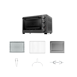 Lò nướng Toshiba 40L, 1800W, 70 - 230 độ C, 6 chế độ