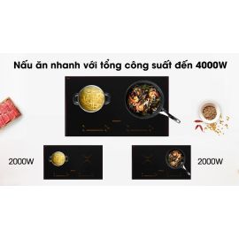 Bếp từ đôi Thái lan Kangaroo KG859I, 4000W, 60x730x430mm, mặt kính Scott Ceran