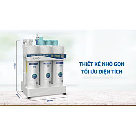 Máy lọc nước RO Karofi KAQ-UC05, undersink, 10 lõi lọc, bổ sung vi khoáng, gấp 2 hiệu suất