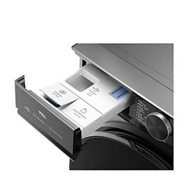 Máy giặt sấy inverter TCL 12kg/8kg cửa trước TWD120 (Super Drum, Jet Bubbles, autoStain removal, Magic Flow, Quick 15/30”, Steam Wash, Auto Dose, Wifi, Active Fresh, Drum Clean, Mega Door, Dynamic Rinse) 600*618*850