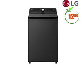 Máy giặt cửa trên LG Inverter 12kg TX2312DT3O (khung nhựa+ kính cường lực, núm xoay, màn led, lồng giặt nhựa + thép ko gỉ, truyền động trực tiếp, công nghệ AI DD 1.0,.
