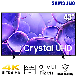 TV Samsung 43-inch 4K 8500F 50Hz 2025 ,Crystal Processor 4K, Voice Assistant, Quick Remote, Universal Gestures - 2025