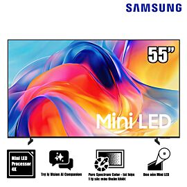 TV Samsung 55-inch Mini LED 4K M77H, DLG 2K up to 120Hz, Pure Spectrum Color, AI Sound Solution, Football Mode - 2026
