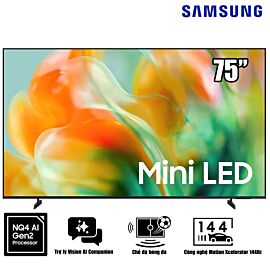 TV Samsung 75-inch Mini LED 4K M80H, 144Hz, DLG 2K up to 240Hz, Pure Spectrum Color, Multi View, Super Ultra Wide Game View, AI Football Mode - 2026