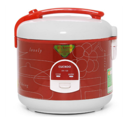 Nồi cơm điện cơ Cuckoo CR1122, 2 lít, 650W,5-7 người ăn, màu đỏ trắng