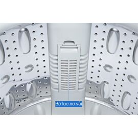 Máy giặt cửa trên Whirlpool 10.5Kg VWVC10502FS (công nghệ cảm biến 6th Sense, giặt sạch 15 loại vết bẩn, vệ sinh lồng giặt, xả tăng cường, giặt tay Bionic, màu xám, 2Y) RxSxC:570x592x965