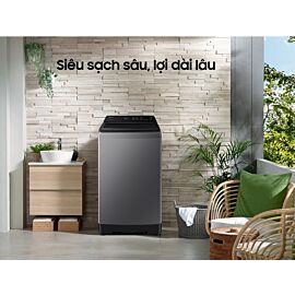 Máy giặt Samsung cửa trên inverter 9.5kg WA40F95E1CSV công nghệ Ecobubble giặt sạch tối ưu, động cơ Digital Inverter truyền động trực tiếp, màu đen