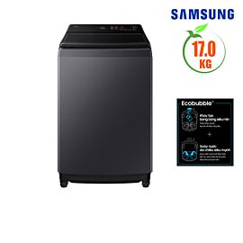 Máy giặt Samsung cửa trên inverter 17kg WA40F17E7CSV công nghệ Ecobubble giặt sạch tối ưu, động cơ Digital Inverter truyền động trực tiếp, màu đen