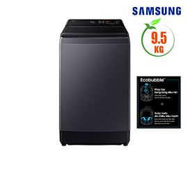 Máy giặt Samsung cửa trên inverter 9.5kg WA40F95E1CSV công nghệ Ecobubble giặt sạch tối ưu, động cơ Digital Inverter truyền động trực tiếp, màu đen