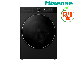Máy giặt sấy Hisense WD5I1345BBRH 13kg giặt / 9kg sấy (Sấy Bơm Nhiệt, Giặt & Sấy 49', DD Inverter, iPlay™, IJET, Healthy Water Plus, Giặt Super AI, Sấy Super AI, Giặt Ngừa Dị Ứng, Kết nối ConnectLife), 2Y