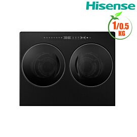 Máy giặt sấy Hisense WM020U305DBA 1kg giặt / 0.5kg sấy (Tự động phân bổ, Tạm dừng & thêm quần áo, Giặt & Sấy, Gioăng cao su kháng khuẩn, Vệ sinh lồng giặt, Điều khiển cảm ứng, Ngưng tự khí tươi), 2Y (Động cơ DD)