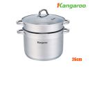 Bộ nồi xửng 5 đáy Kangaroo 26cm KGCP26C1S