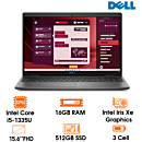 Laptop Dell Latitude 3550, i5-1335U, (8x2)16GD4 3200 (up to 32gb), 512GB SSD, Intel Iris Xe Graphics, 15.6" FHD, 42Wh, ax+BT, WLAN, Win11H, black,1Y (L3550-71047018)