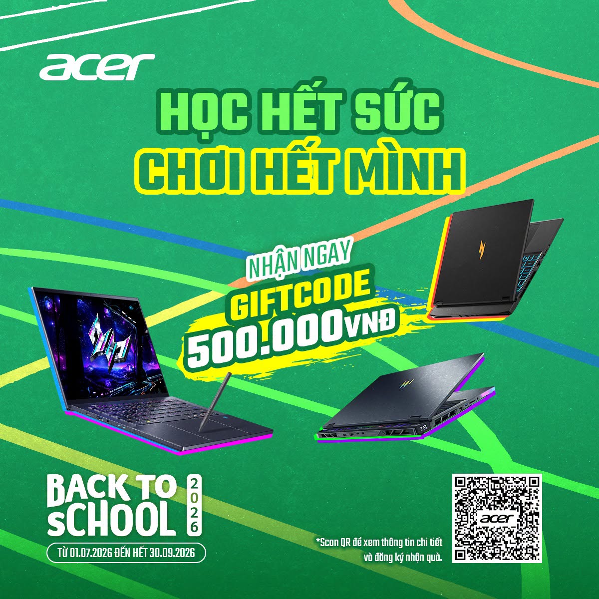 ACER BACK TO SCHOOL 2026: HỌC HẾT SỨC - CHƠI HẾT MÌNH