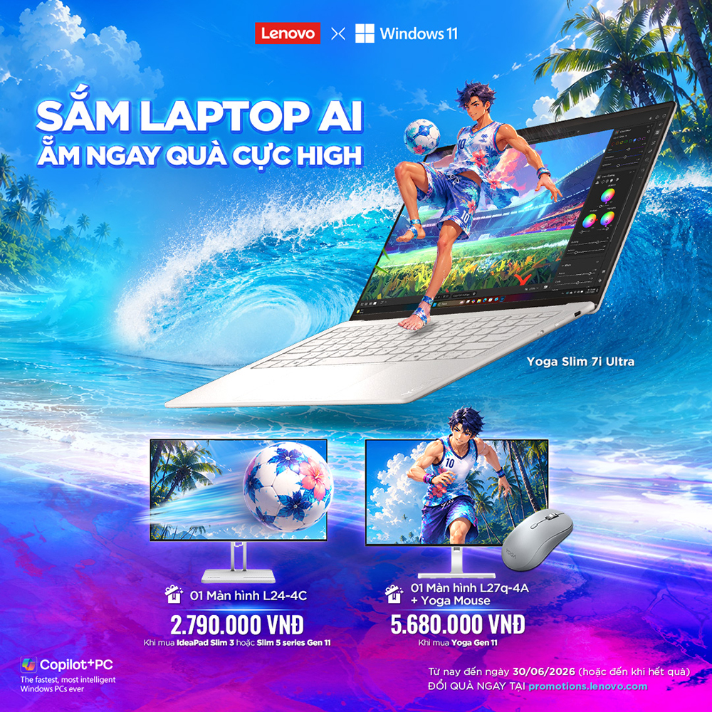 SẮM LAPTOP AI - ẴM NGAY QUÀ CỰC HIGH